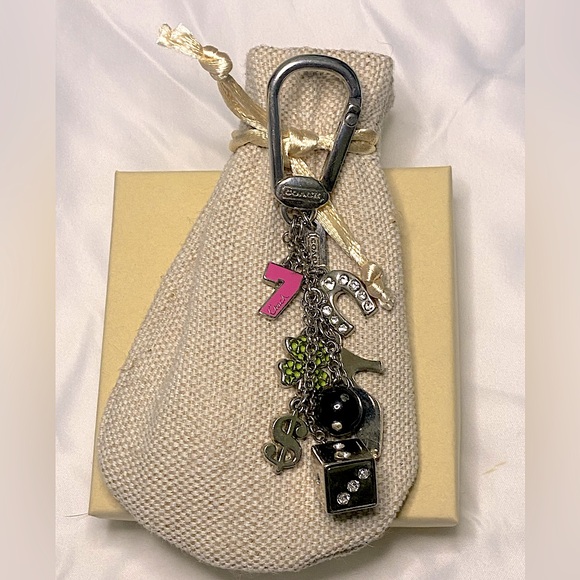 Coach Good Luck in Vegas Bag-charm Keychain - Picture 3 of 16